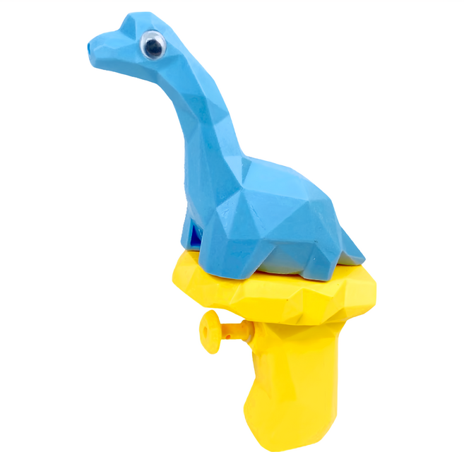 恐龍造型小水槍 腕龍 藍色 兒童戲水玩具, 1個