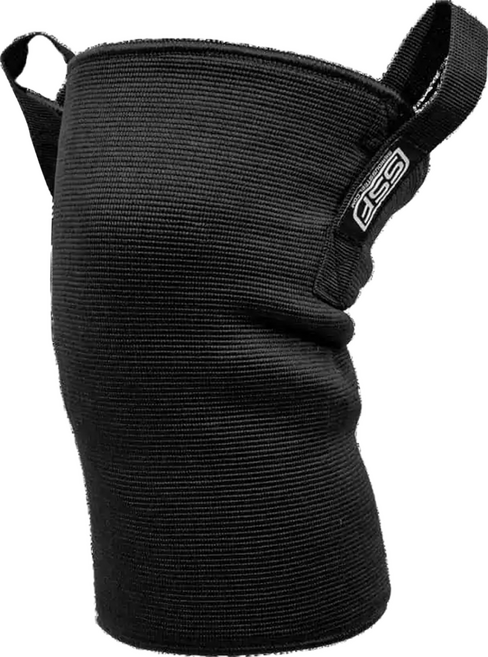SERIOUS STEEL FITNESS 加壓重訓護膝, 黑色, 1雙