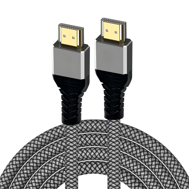 魔宙 HDMI2.1 電競8K 60HZ/48Gbps銅纜編織線, 2m, 1條