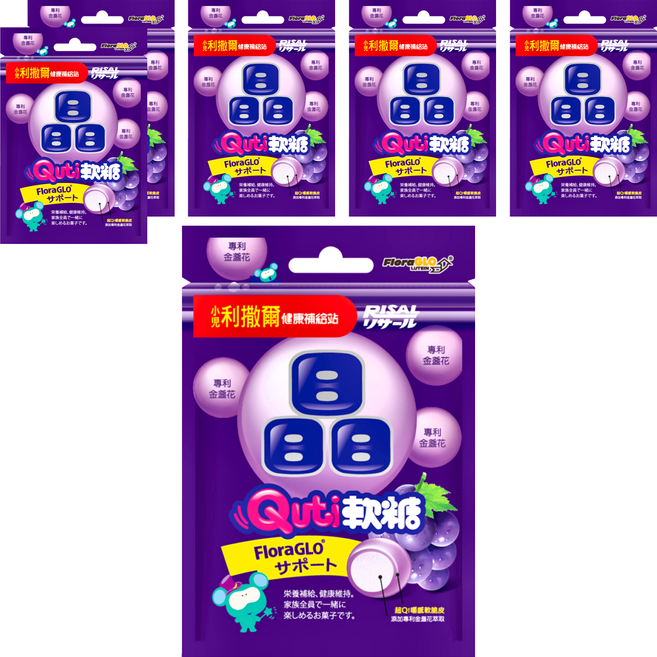 RISAL 小兒利撒爾 Quti 軟糖 專利晶明配方, 10顆, 2.5g, 6包