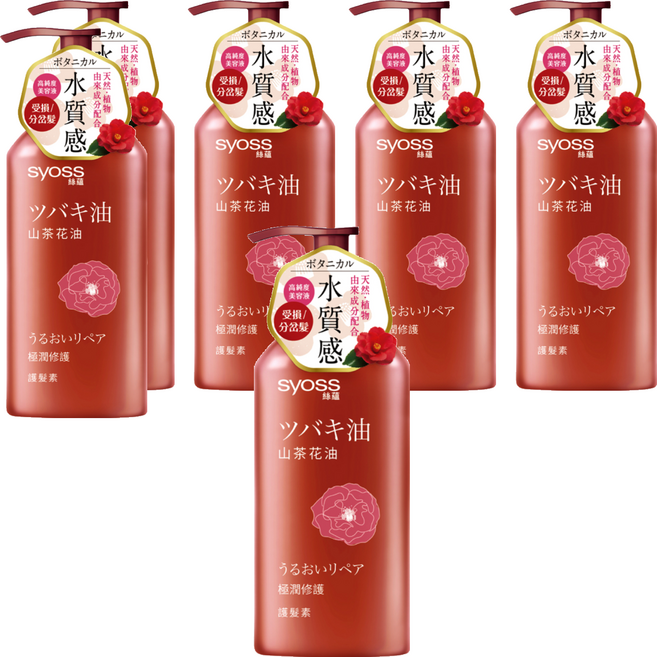 syoss 絲蘊 極潤修護護髮素 山茶花油, 420ml, 6件