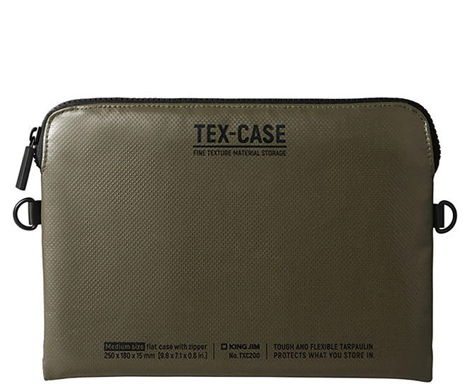 KING JIM TEX-CASE 防水保護袋 TCE200-KH 250 x 180 x 15mm