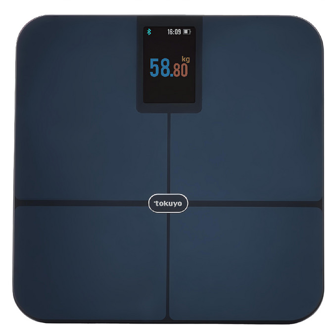 tokuyo 督洋 多功能藍芽智能體重體脂計 TM-315 智能APP 體重管理, 深藍色, 1個