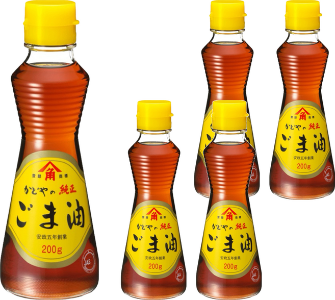 KADOYA 角屋 芝麻油, 217ml, 5瓶