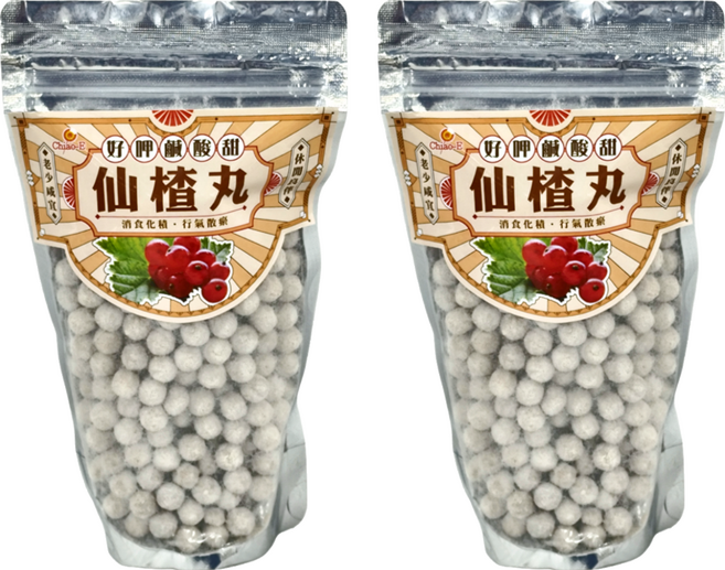 Chiao-E 巧益 仙楂丸, 250g, 2包