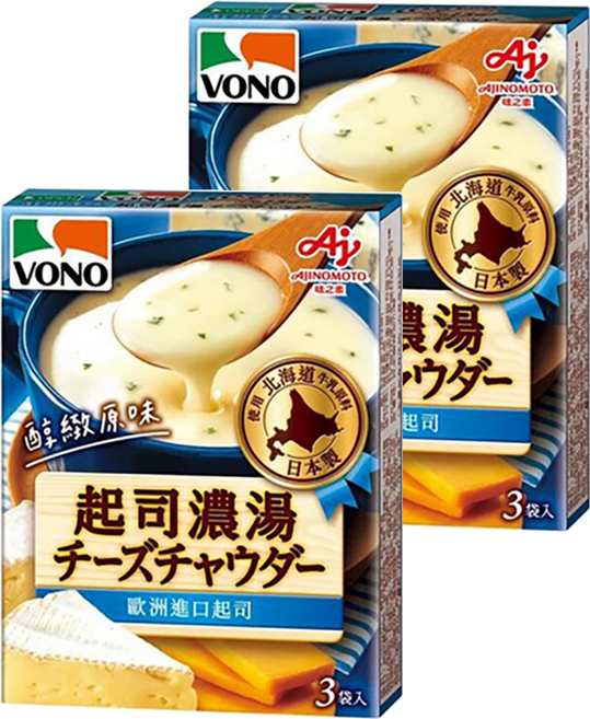 VONO 醇緻原味 起司濃湯, 54g, 2盒