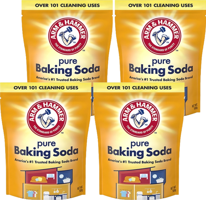 ARM&HAMMER 小蘇打粉, 500g, 4包