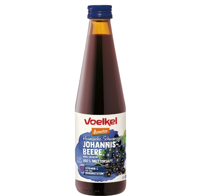 voelkel 維可 黑醋栗原汁, 330ml, 1瓶