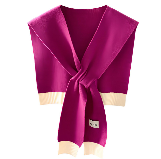 PEONIST 針織羊毛圍巾披肩