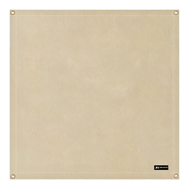 露營焚火防火布 M號 80 x 80cm, 卡其色, 1個