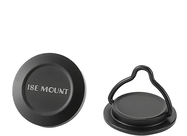 ISE MOUNT 小島嶼山 掛勾型強力磁鐵 大款 黑色 1個