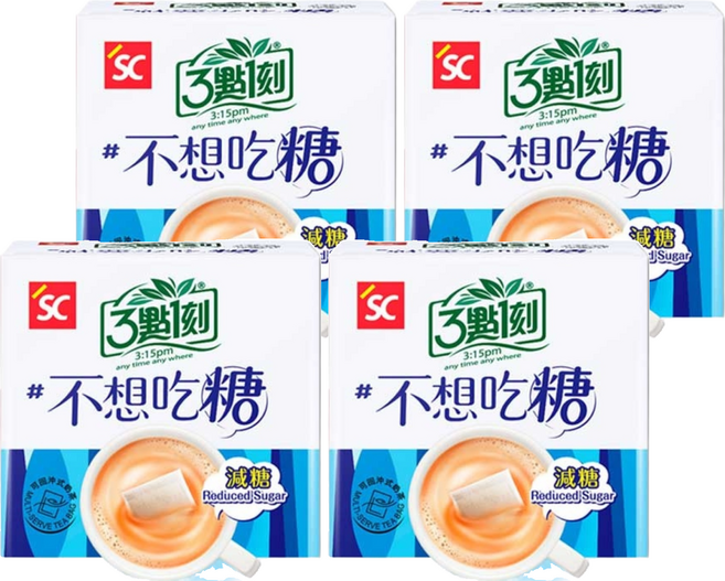 3點1刻 減糖伯爵奶茶, 20g, 5包, 4盒