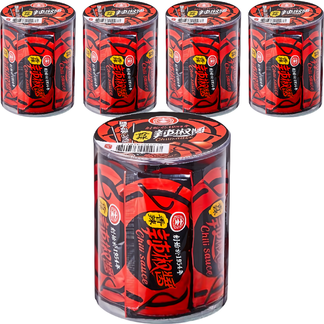 十全 香辣辣椒醬, 200g, 5桶