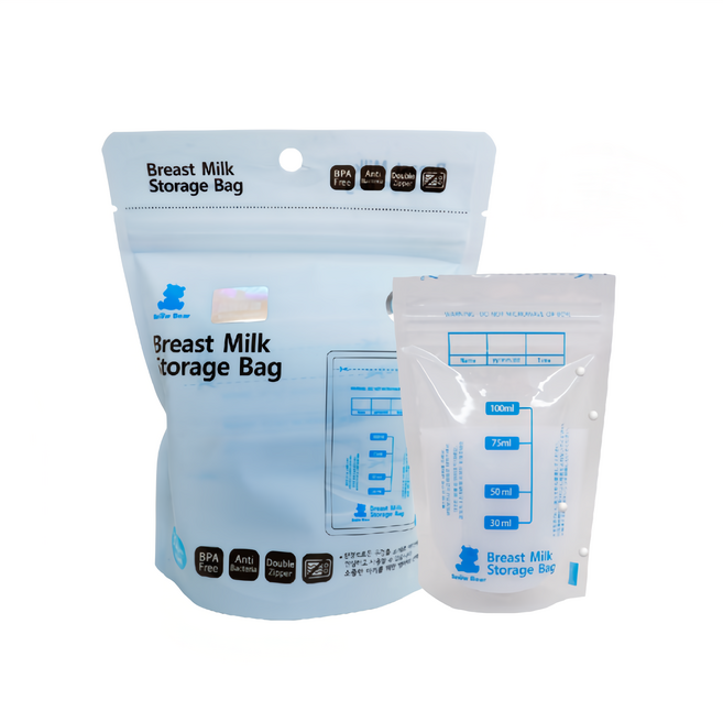 Snow Bear 小白熊 韓國雪花熊 母乳冷凍袋, 30入, 1包