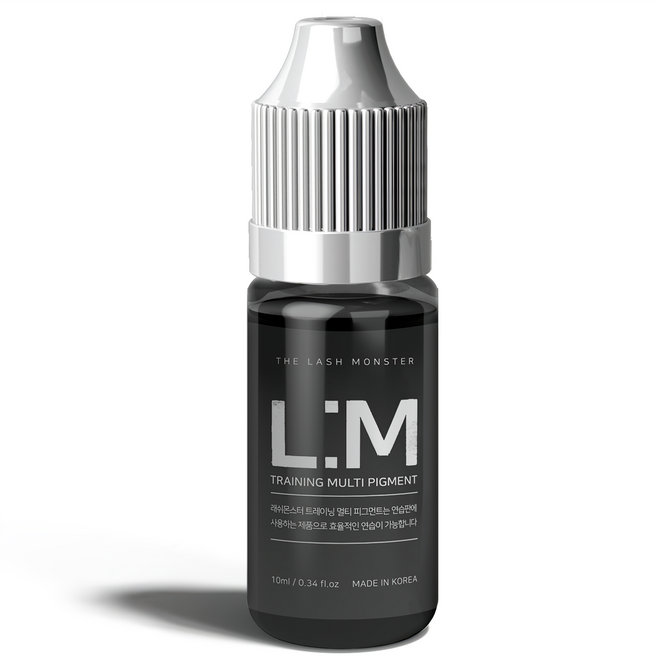 래쉬몬스터 반영구화장 연습용색소 고무판 실리콘연습판 초보자 수강생 연습용 피그먼트, 블랙, 1개