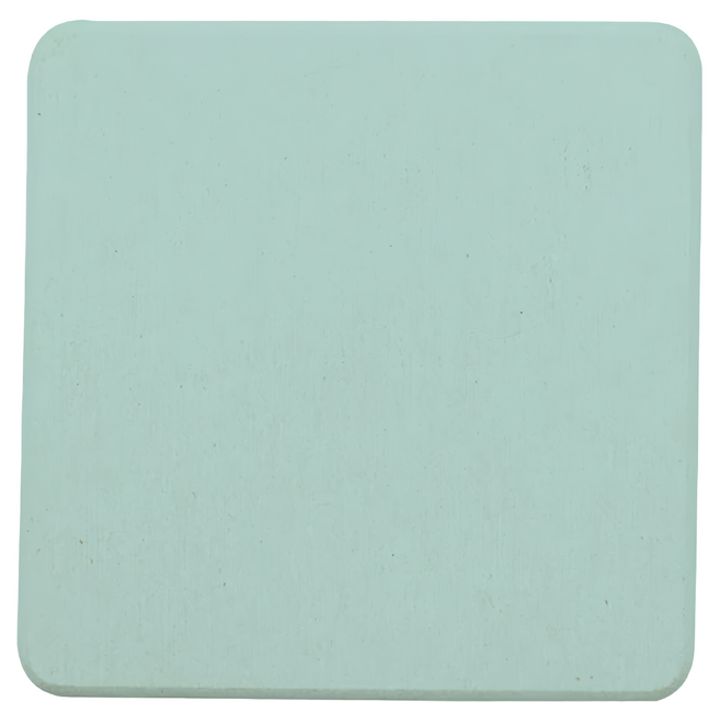 收納王妃 珪藻土方型杯墊, 綠色, 10個