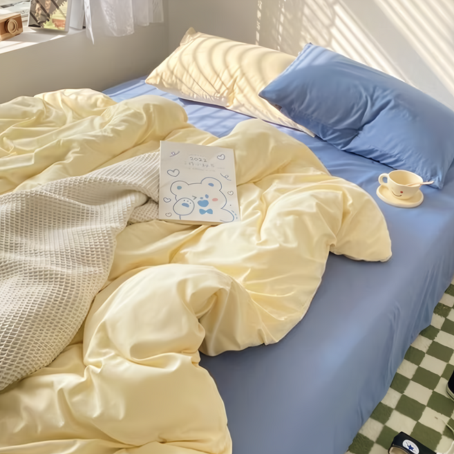 雙人鋪棉兩用被 QUILT-MB, 香蕉藍莓