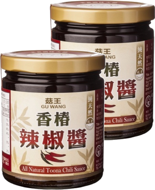 菇王 香椿辣椒醬, 240g, 2罐