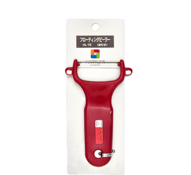 SUNCRAFT 川嶋 刮皮器, 紅色, 1個