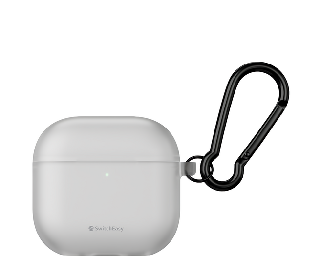 SwitchEasy 魚骨牌 Glaze 耳機保護殼, 1個, airpods pro1/2, 霧透白