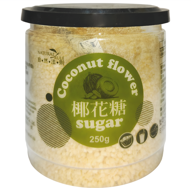 NATURAL RULE 自然法則 椰花糖 GI值僅35, 250g, 1罐