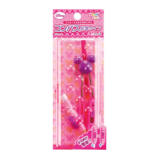 sun-star HappyStu:D 米妮快樂學童文具 造型圓規, 1個