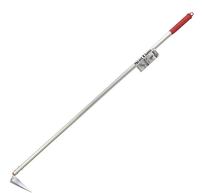 【小美紀】日製果樹周圍雜草扒(園藝器具)長柄三角鋤z-適合穀溝雜草, 1入