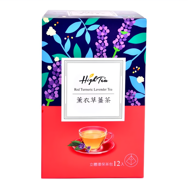High Tea 伂橙 薰衣草薑茶, 2g, 12包, 1盒