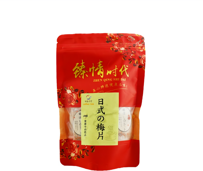 啡茶不可 臻情時代日式の梅片, 80g, 1袋