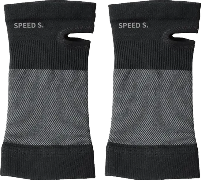SPEED S. 科技石墨烯機能護腕, 黑灰色, 2雙