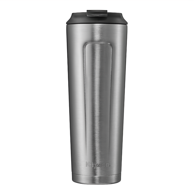 MiyAco 米雅可 品味316真空咖啡隨行杯, 銀色, 680ml, 1個