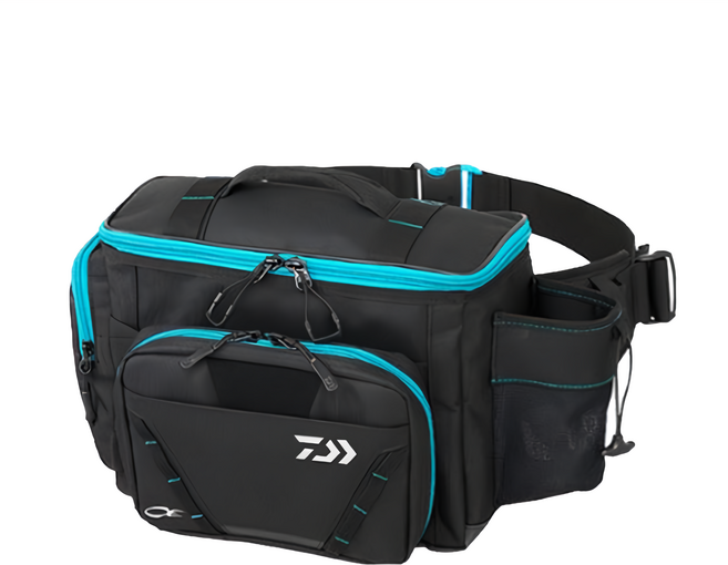 DAIWA 大和 腰包 EM HIP BAG(D) GN, 黑色