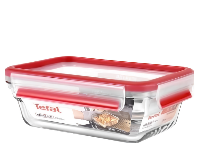 Tefal 特福 MasterSeal 新一代玻璃保鮮盒, 容器 + 蓋子, 1個