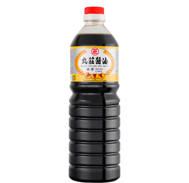 丸莊醬油 銀標調合醬油, 1L, 1瓶
