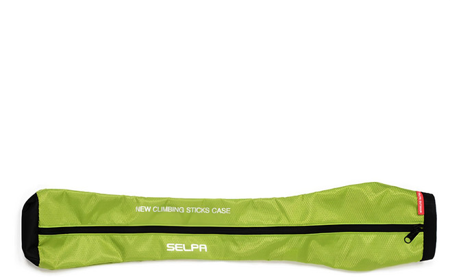 SELPA 拉鍊登山杖收納袋 90g, 綠色, 1個