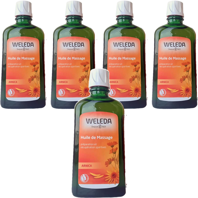 WELEDA 薇蕾德 山金車舒活按摩油, 200ml, 5瓶