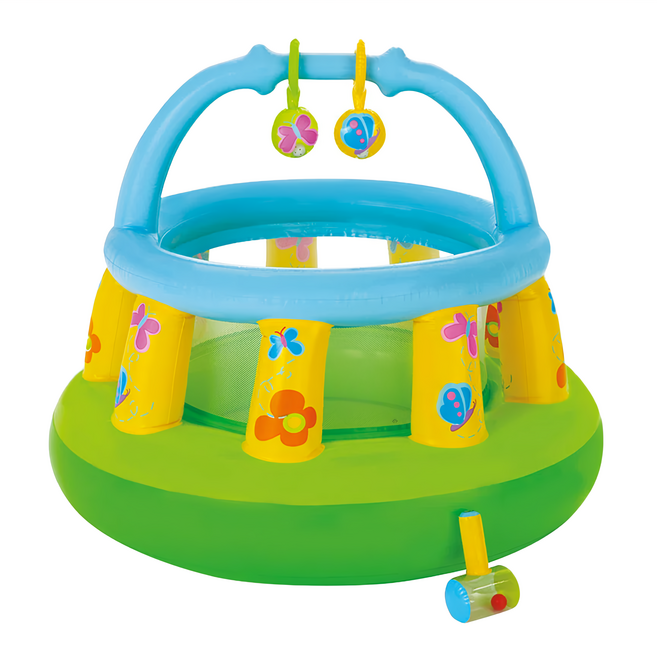 INTEX 蝴蝶充氣遊戲池 PVC塑膠材質 適合年齡9~18個月, 多色, 1個