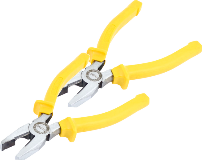 東久 鋼絲鉗 黃色手柄, 2支