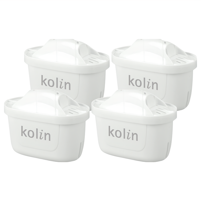 Kolin 歌林 四重精濾濾芯 KAL-STCA0014 10 x 5.7 x 7.6cm, 白色, 4個