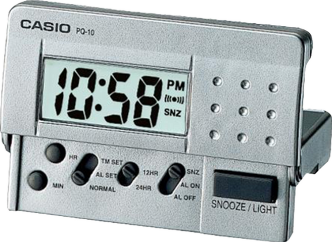 CASIO 卡西歐 鬧鐘, 灰色