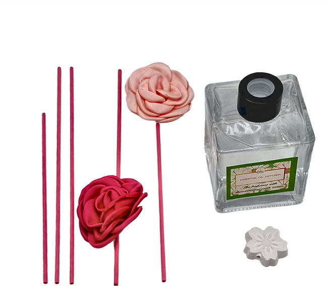 QiMart 珪藻土擴香瓶 春夏款 台灣製, 香水麝香, 1件, 200ml