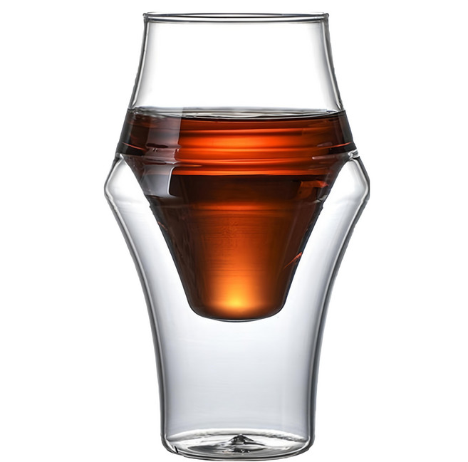 卡特屋 雙層咖啡聞香杯 大口徑 300ml, 1個