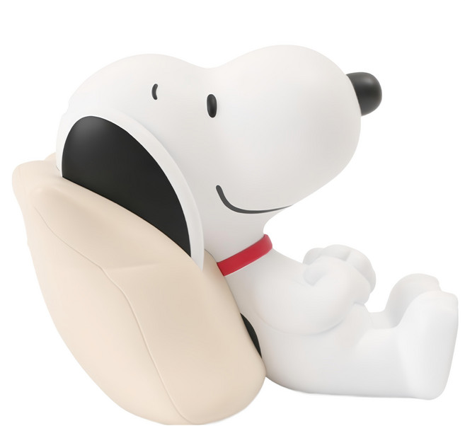 norns Peanuts史努比造型存錢筒 Zzz, 黑色 + 白色 + 米白色 + 紅色, 1個