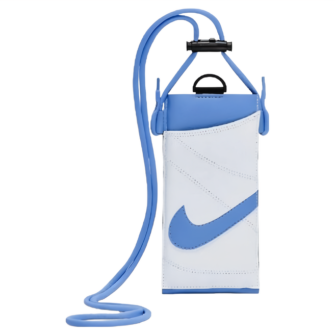 NIKE 耐吉 PREMIUM 手機斜背包, 藍色 + 白色, 1個