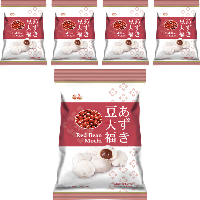 ROYAL FAMILY 皇族 紅豆大福, 120g, 5袋