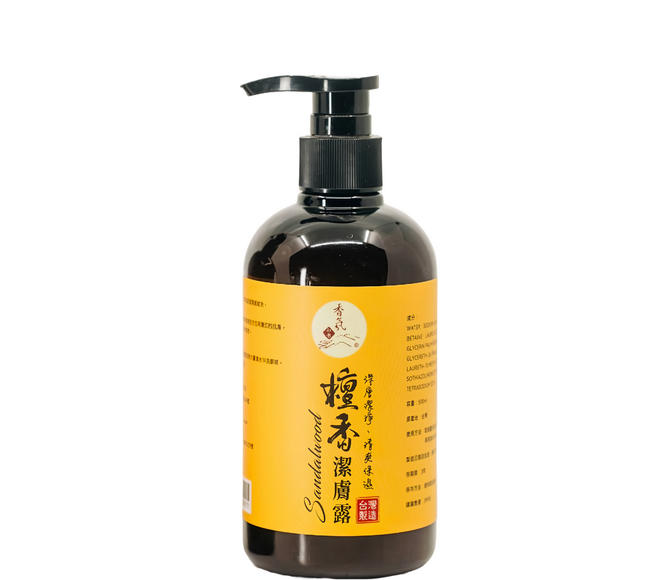 如意檀香 檀香潔膚露, 500ml, 1瓶