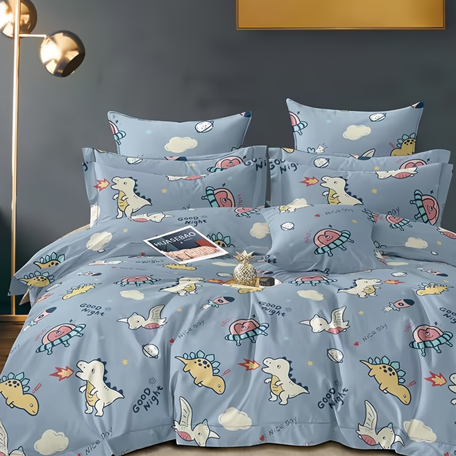 Annette 台灣製 舒柔棉 薄床包+枕套組