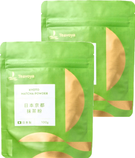 Teavoya 嘉柏茶業 日本京都抹茶粉, 100g, 1包, 2包