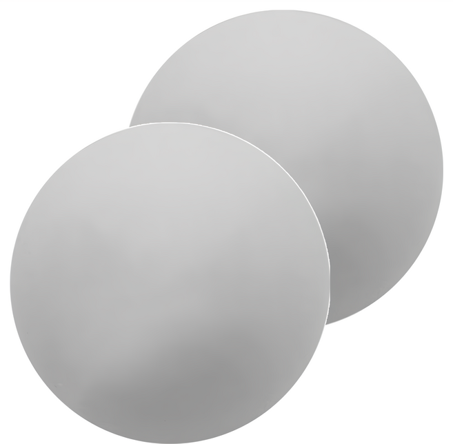 MICHAEL FITNESS 麥克健身 馬卡龍矽膠按摩球, 灰色, 2個