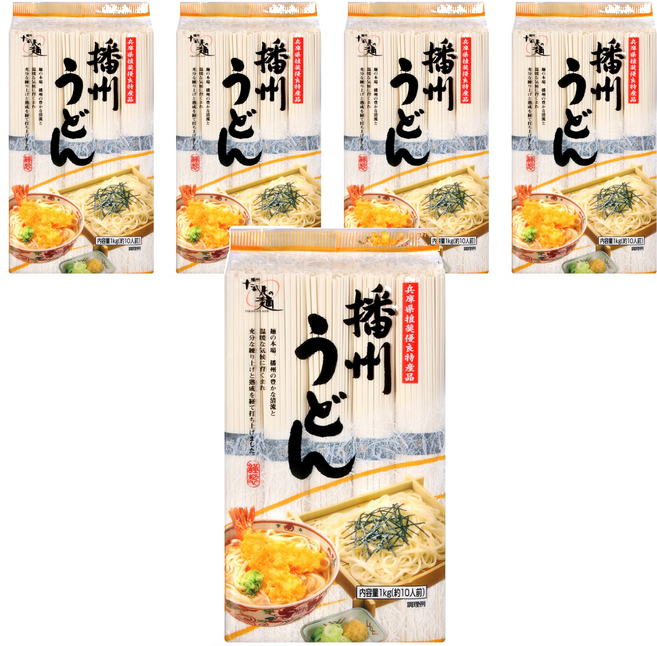 高尾製粉 播州烏龍麵, 1kg, 5包